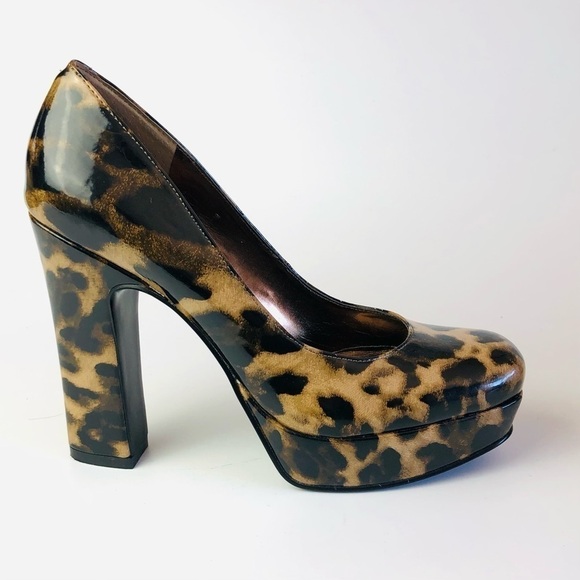 Nine West 90’s Melicia Tortoise Platform Pump - Picture 4 of 16